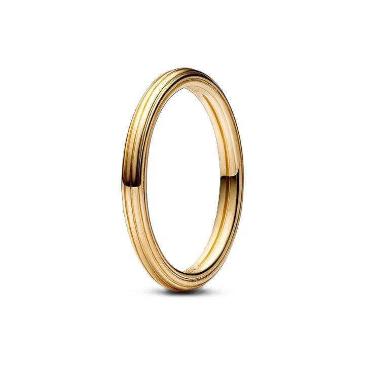 Pandora Minimalist Gold Ring Design