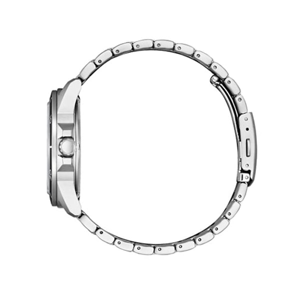 Solar-Powered Diver with Gold Dial and Black Bezel