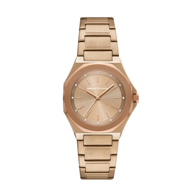 Timeless Rose Gold Elegance with Crystal Accents