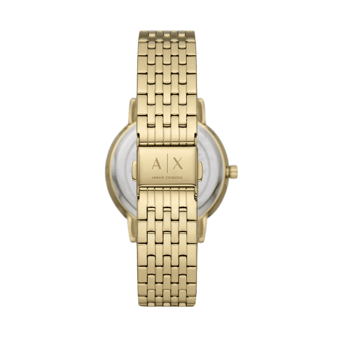 Armani Exchange Gold-Tone Moon Phase Watch