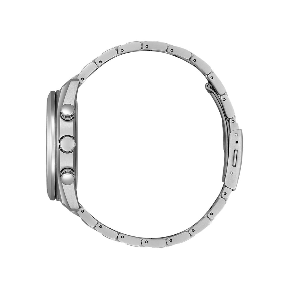 Precision Engineered Titanium Timepiece with Blue Dial