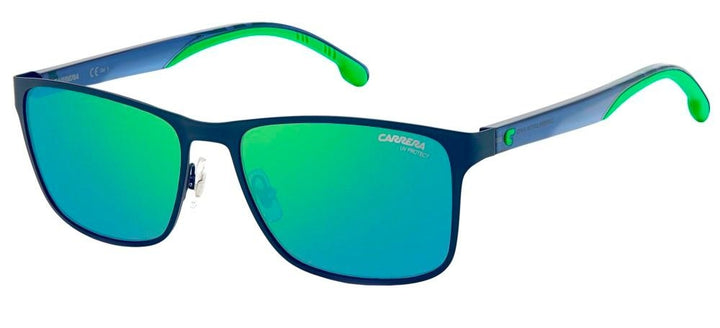 Dynamic Blue Frame with Green Mirrored Precision