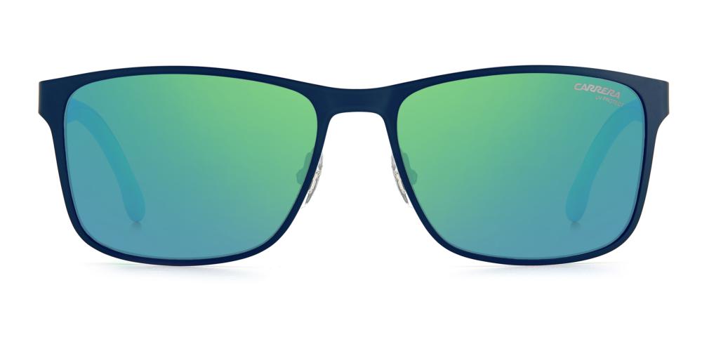 Dynamic Blue Frame with Green Mirrored Precision