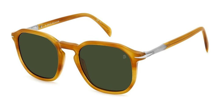 Amber Brown Classic Frame with Dark Green Precision Lenses