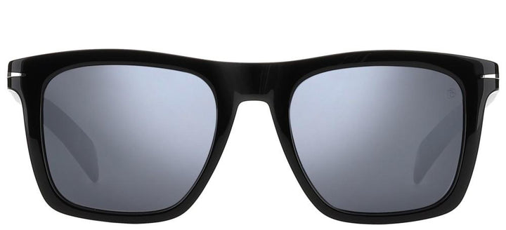 Sleek Black Acetate Frame with Grey Lens Clarity