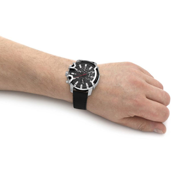 Diesel Chronograph Watch in Black & Silver