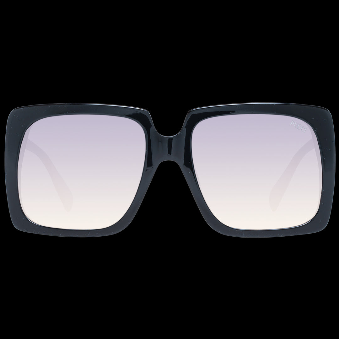 Sculpted Contrast Square Sunglasses