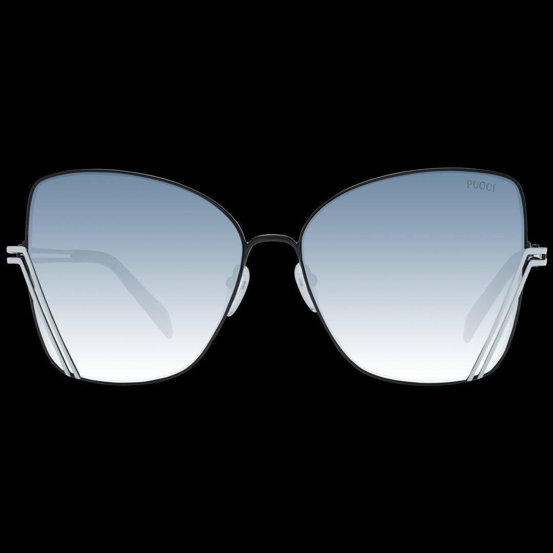 Sleek Black Frame with Gradient Blue Elegance