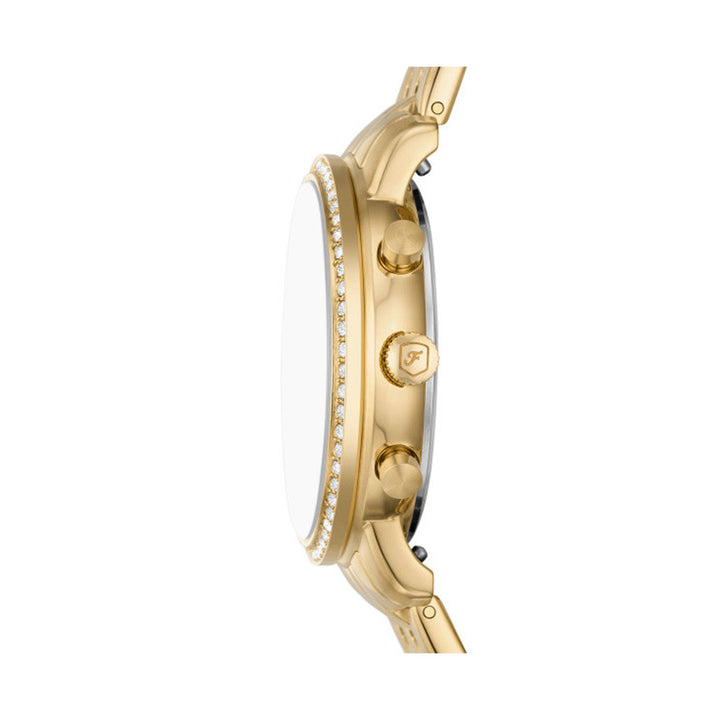 Timeless Gold-Tone Elegance with Mother-of-Pearl Dial