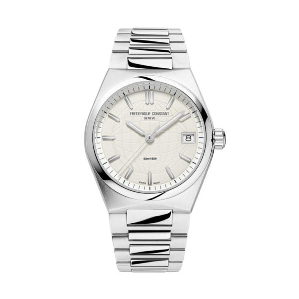 Frederique Constant Silver Stainless Steel Watch