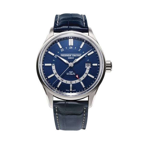 Frederique Constant Blue GMT Automatic Watch