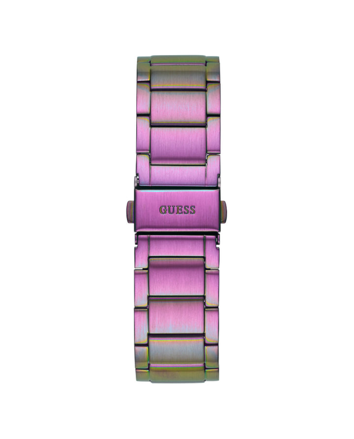 Violet Radiance Crystal-Studded Timepiece