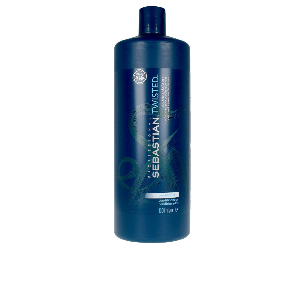 Bottle of conditioner for wavy and curly hair, 1000 ml, hydrating formula