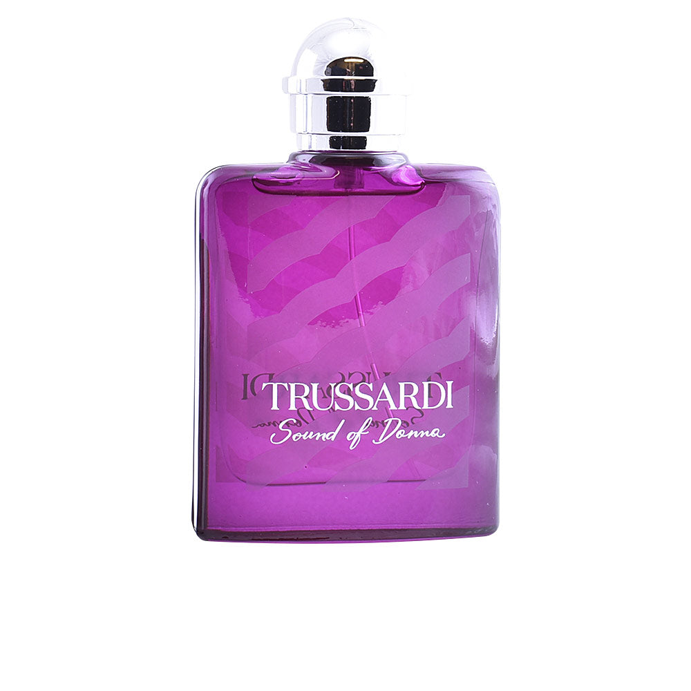 Fuchsia glass perfume bottle, 50 ml, Oriental Floral fragrance for Women