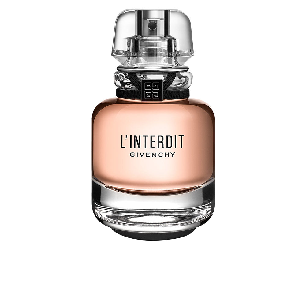 35 ml glass perfume bottle with black ribbon, floral-woody fragrance for Women