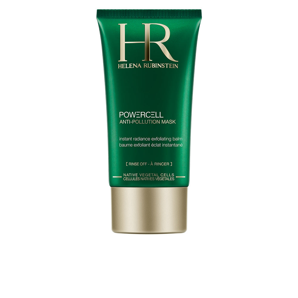 100 ml anti-pollution exfoliating balm mask in jar, creamy beige texture
