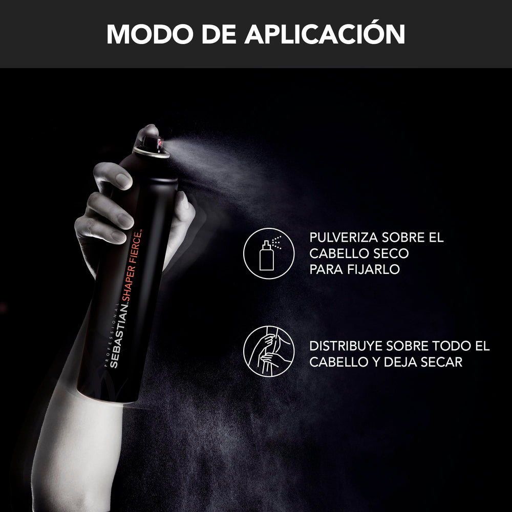 400 ml silver aerosol can of ultra-strong shaping hairspray for Unisex use