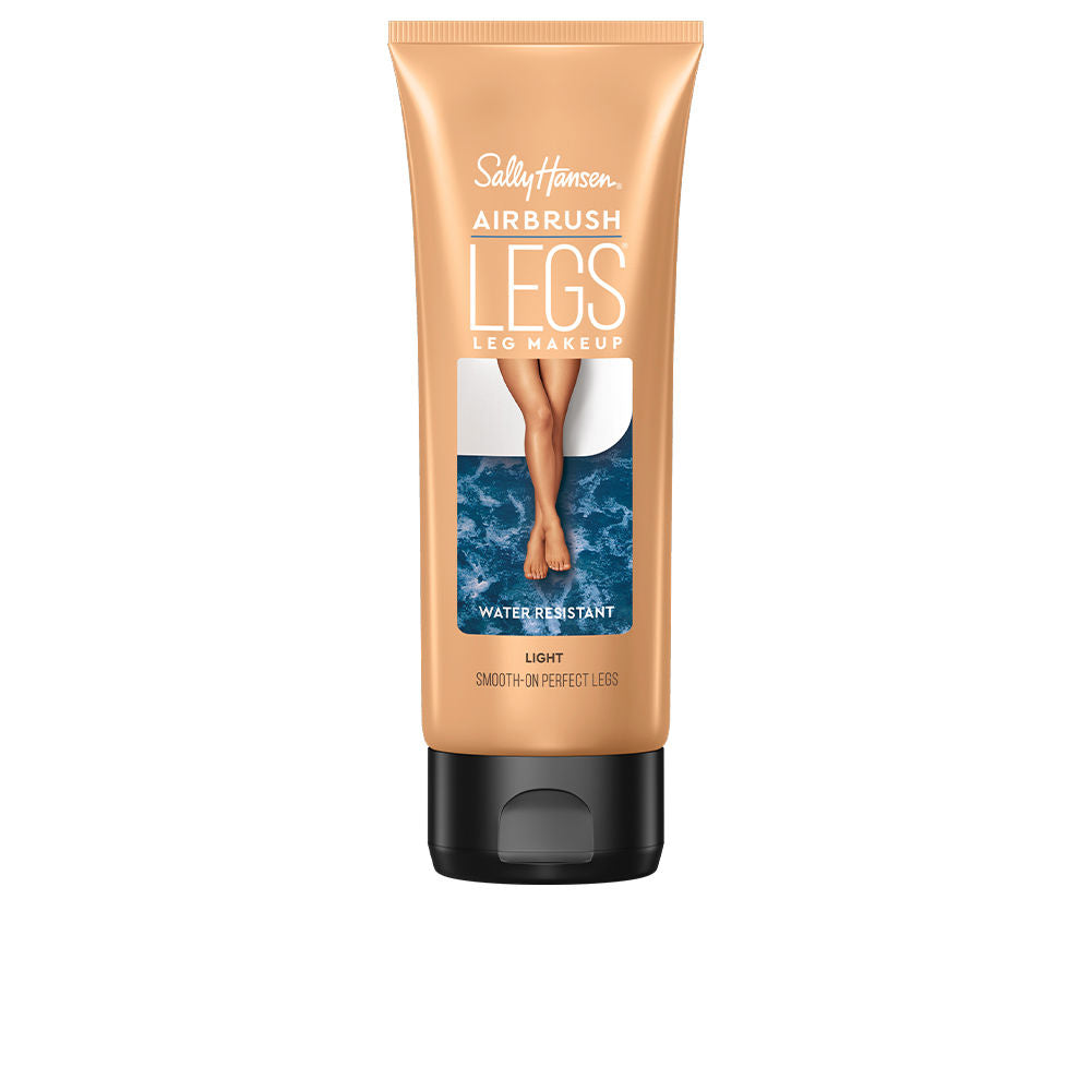 Bottle of lightweight leg tint, 125 ml, light shade, silky matte finish