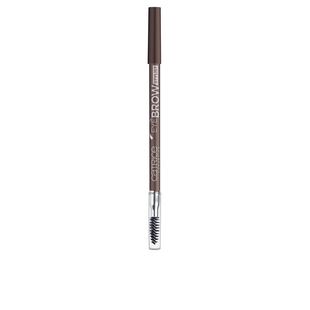 Slim warm-toned eyebrow pencil with integrated spoolie brush, 1.4 g