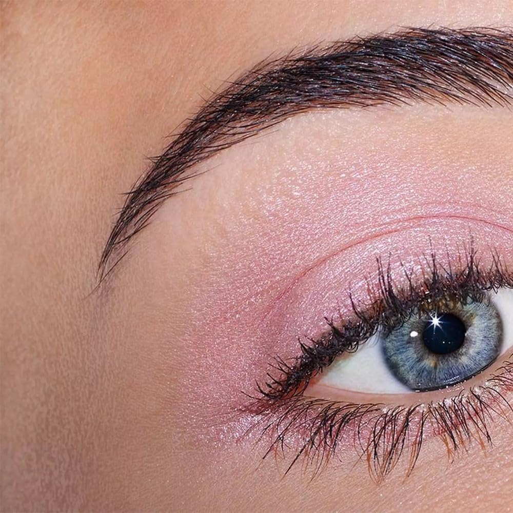 Pressed violet eyeshadow pan, silky pigmented powder, 2.4 g compact