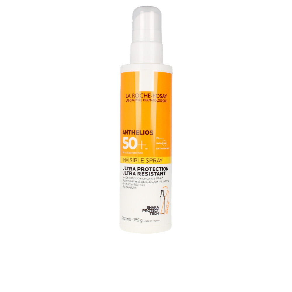 200 ml invisible SPF50+ body spray with non‑greasy finish, Unisex