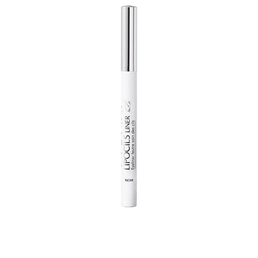 Slim black liquid eyeliner pen with fine tip, 0.8 ml, intense black