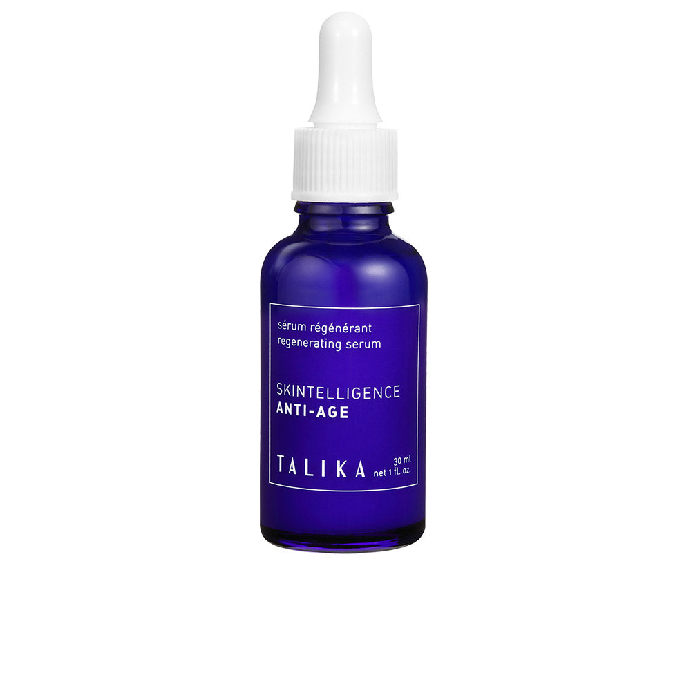 30 ml glass bottle of regenerating serum with pipette, pale green liquid