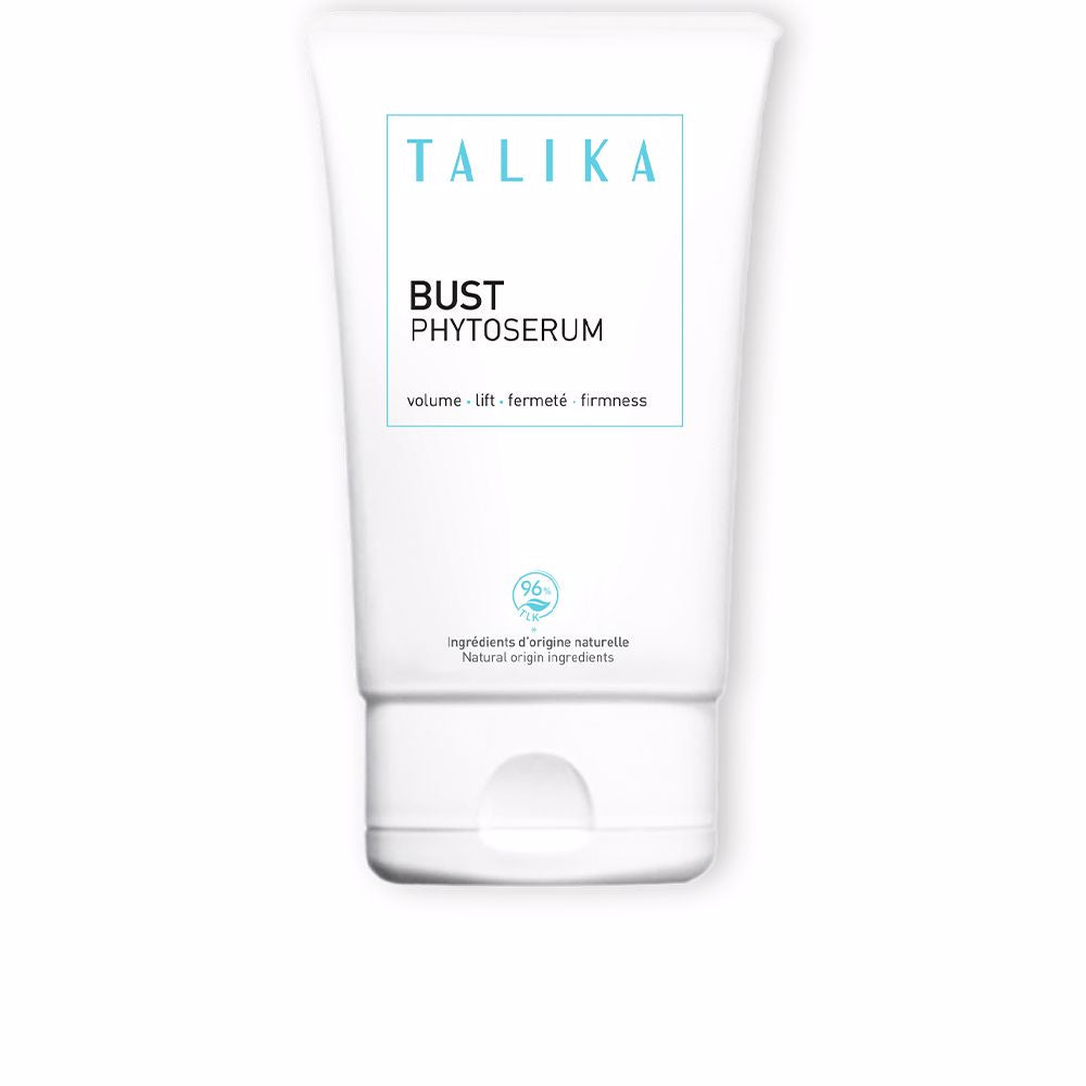 70 ml clear gel-serum tube for bust; botanical extracts highlighted