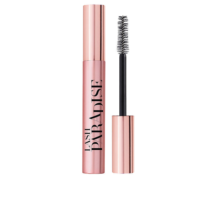 Tube of extra black volumising mascara with hybrid fibre brush, 6.4 ml