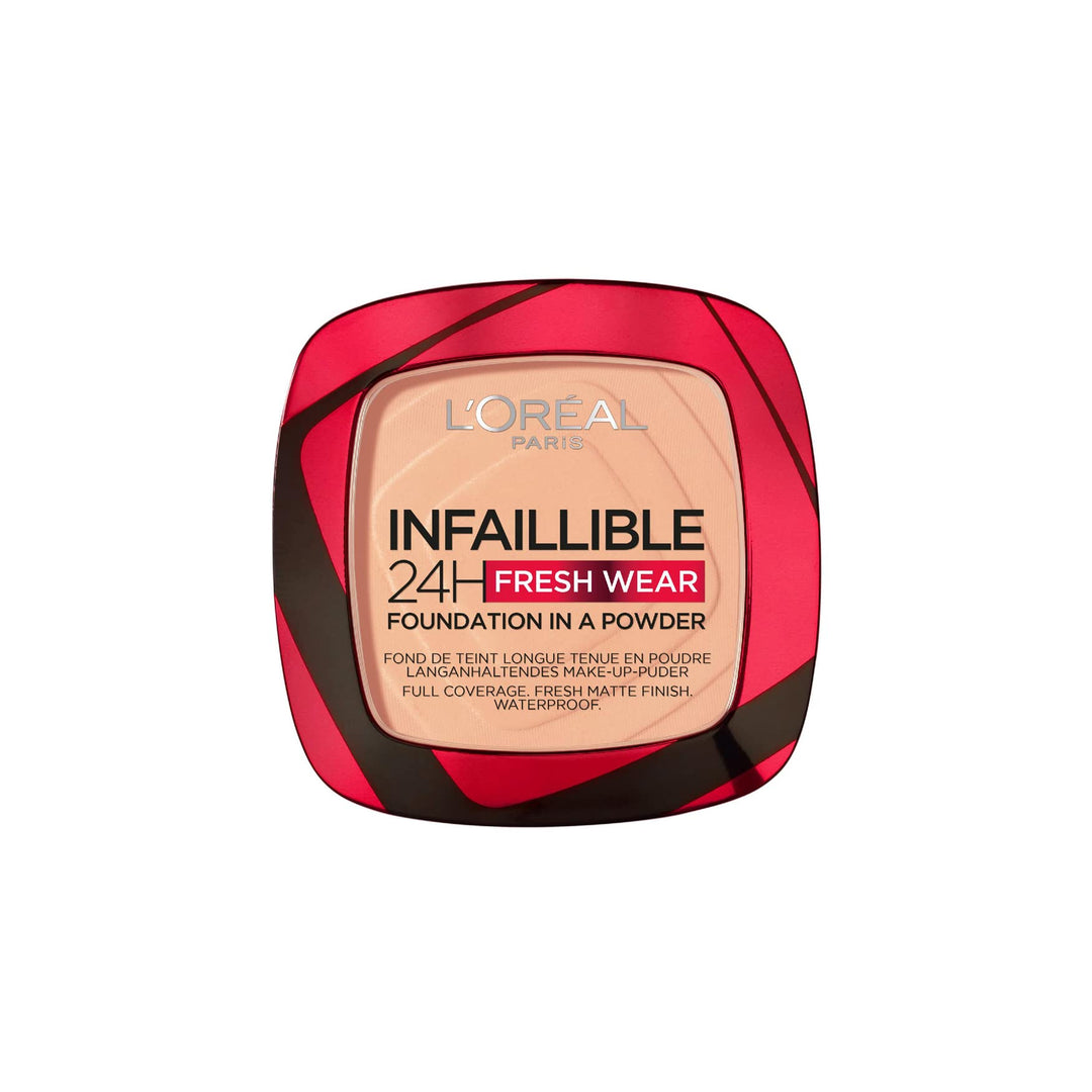 Compact powder foundation, matte finish, 9 g, shade 245