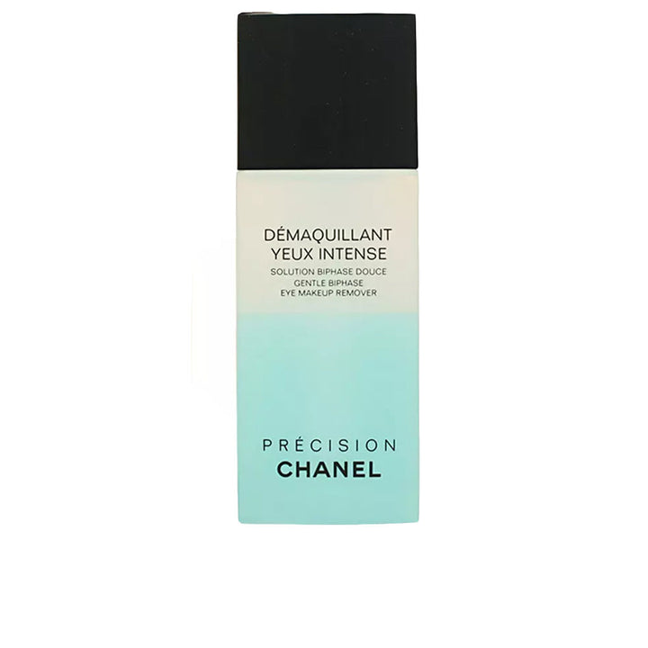 100 ml clear biphasic eye makeup remover bottle, lightweight oil and water layers