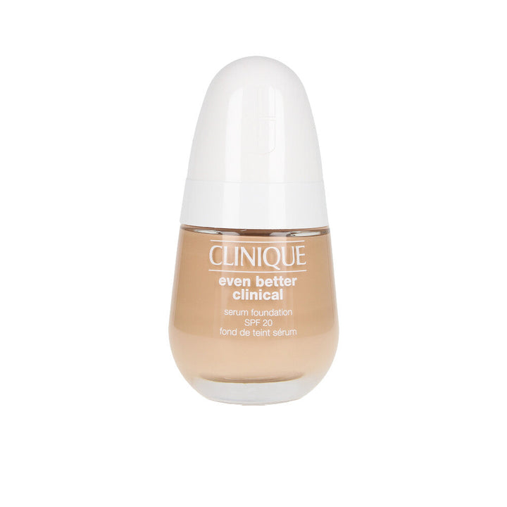 30 ml glass serum foundation bottle, ivory shade, pump dispenser