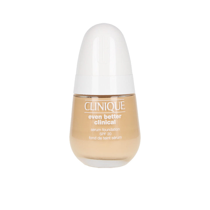 30 ml glass serum foundation bottle, ivory shade, pump dispenser