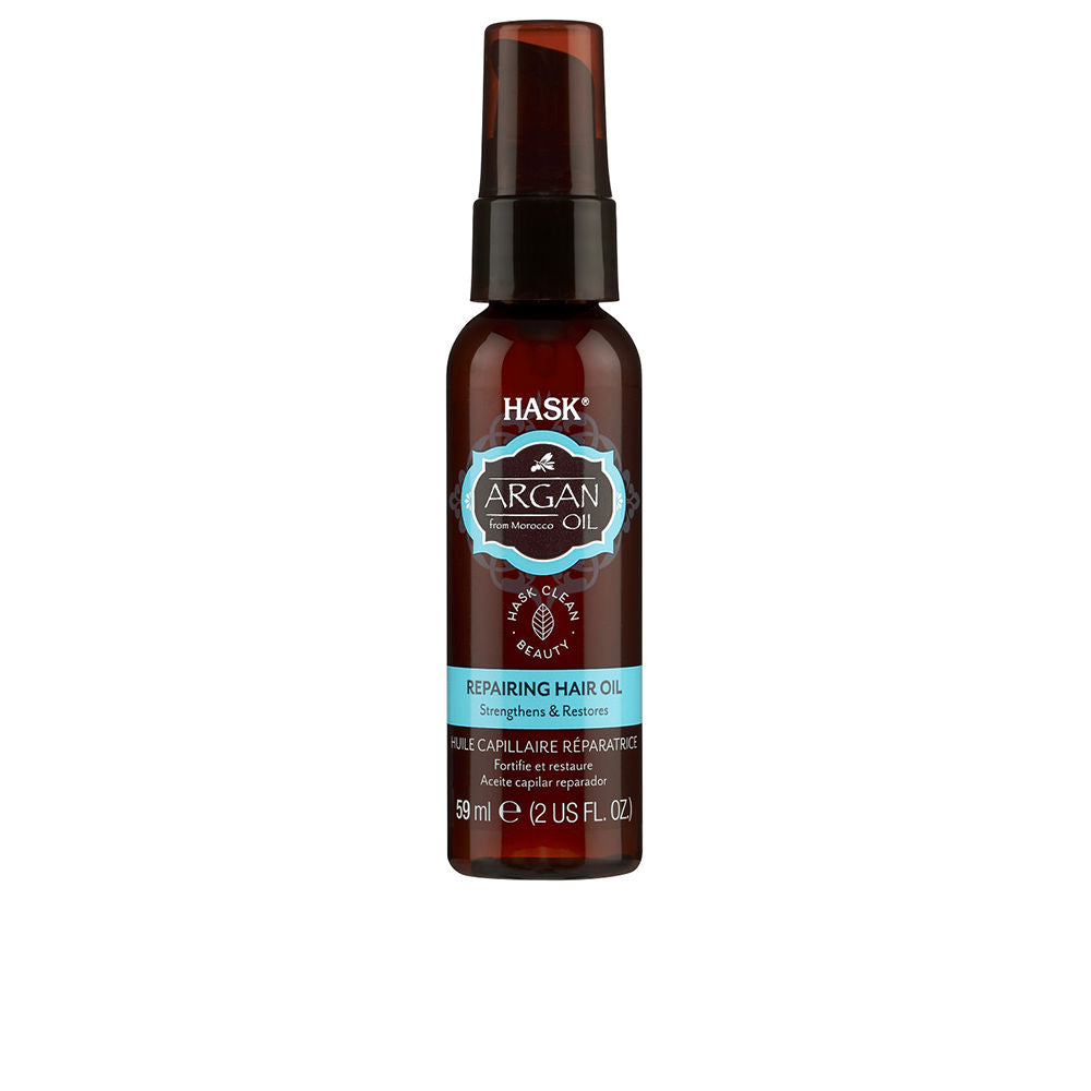 59 ml amber hair oil bottle — argan repairing shine oil, Unisex