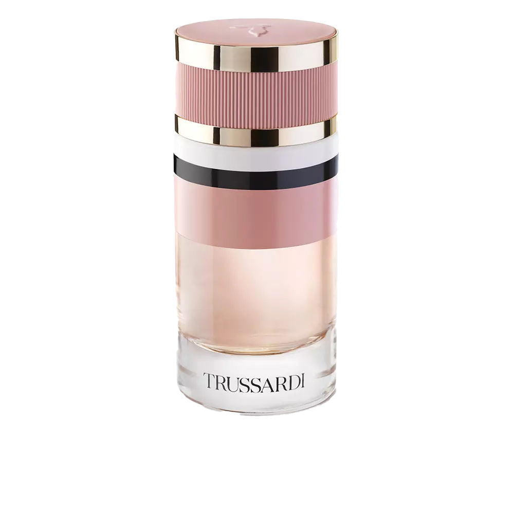 Cylindrical glass bottle of mandarin and neroli eau de parfum, 90 ml