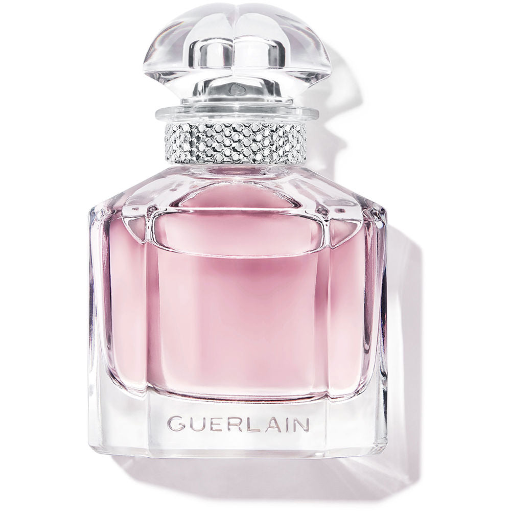 Crystal Quadrilobé flacon with gilded collar; 50 ml amber floral perfume for Women