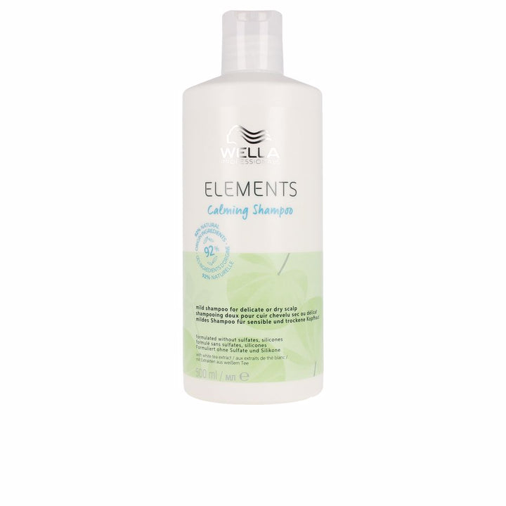 500 ml recyclable shampoo bottle for dry, sensitive scalps — Unisex