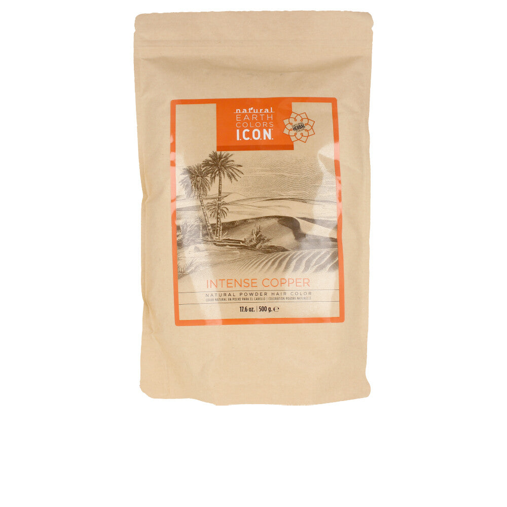 500 g jar of intense copper herbal powder hair colour, natural plant pigments