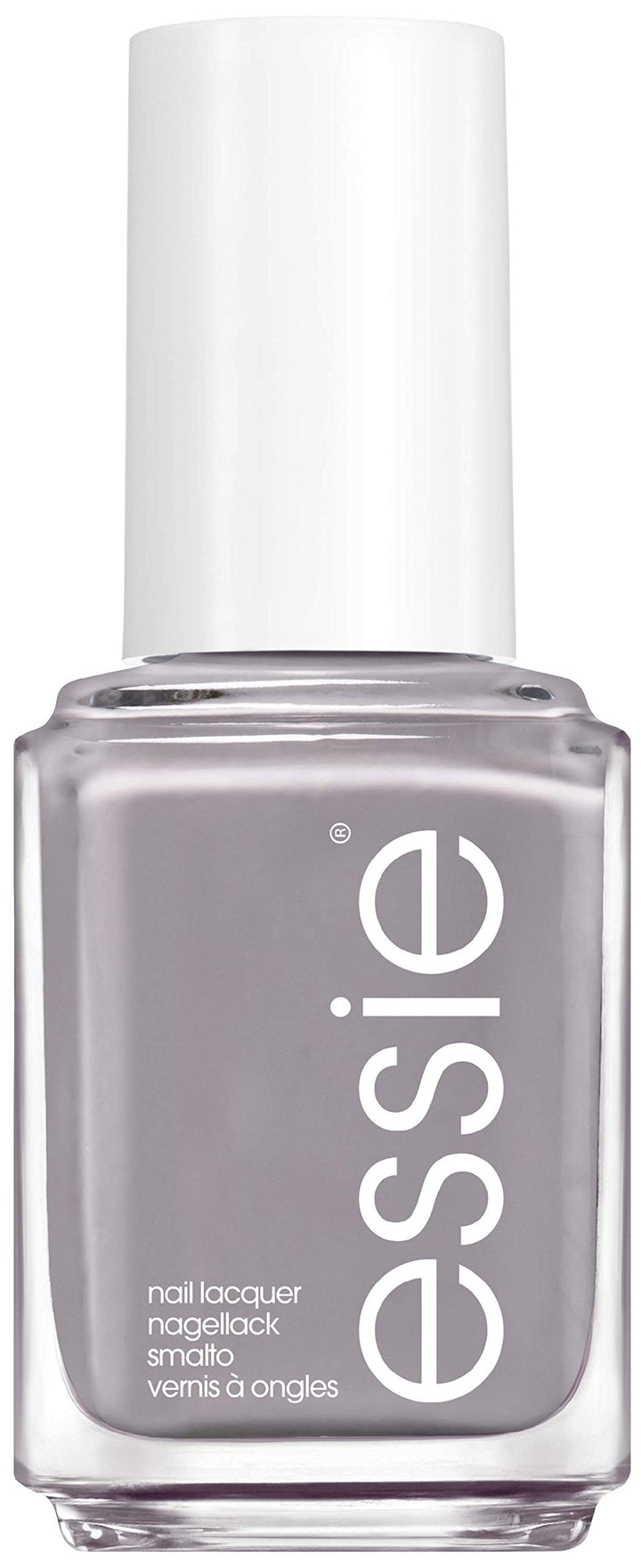 Bottle of cream neutral-pink nail lacquer, wide brush, 13.5 ml