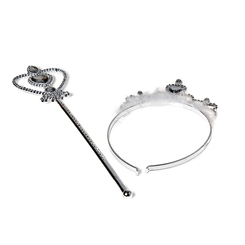 Corona y Varita Plateada Gift Set