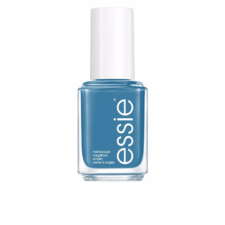 Bottle of classic red cream nail lacquer, 13.5 ml, wide brush applicator
