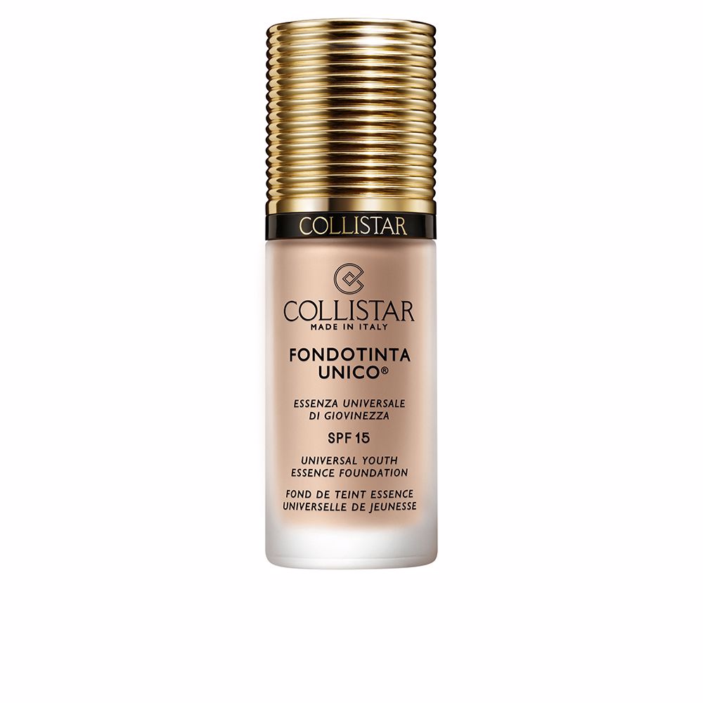 30 ml bottle of light rose-ivory liquid foundation, pump dispenser
