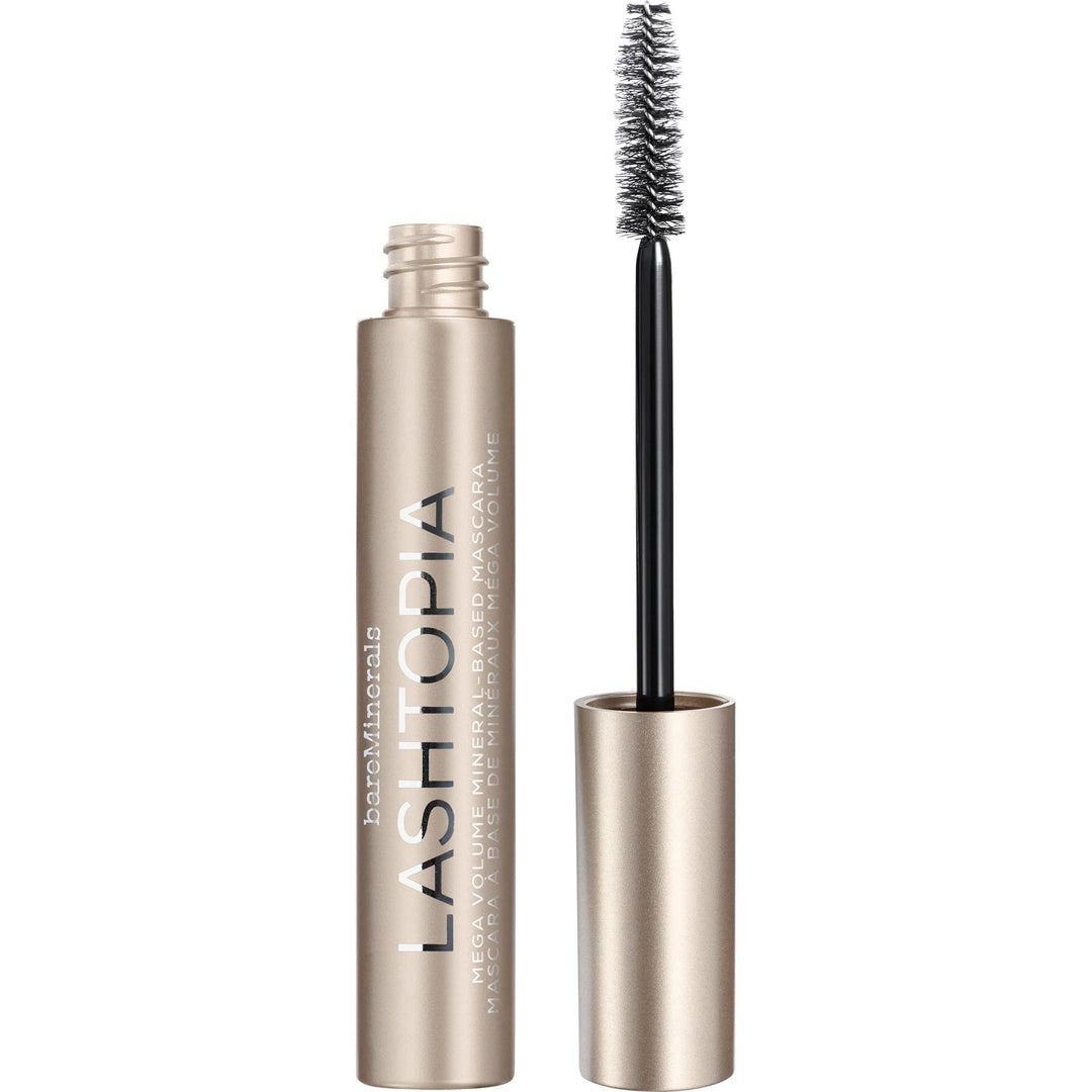 Tube of volumising mineral mascara with large fibre brush, 12 ml