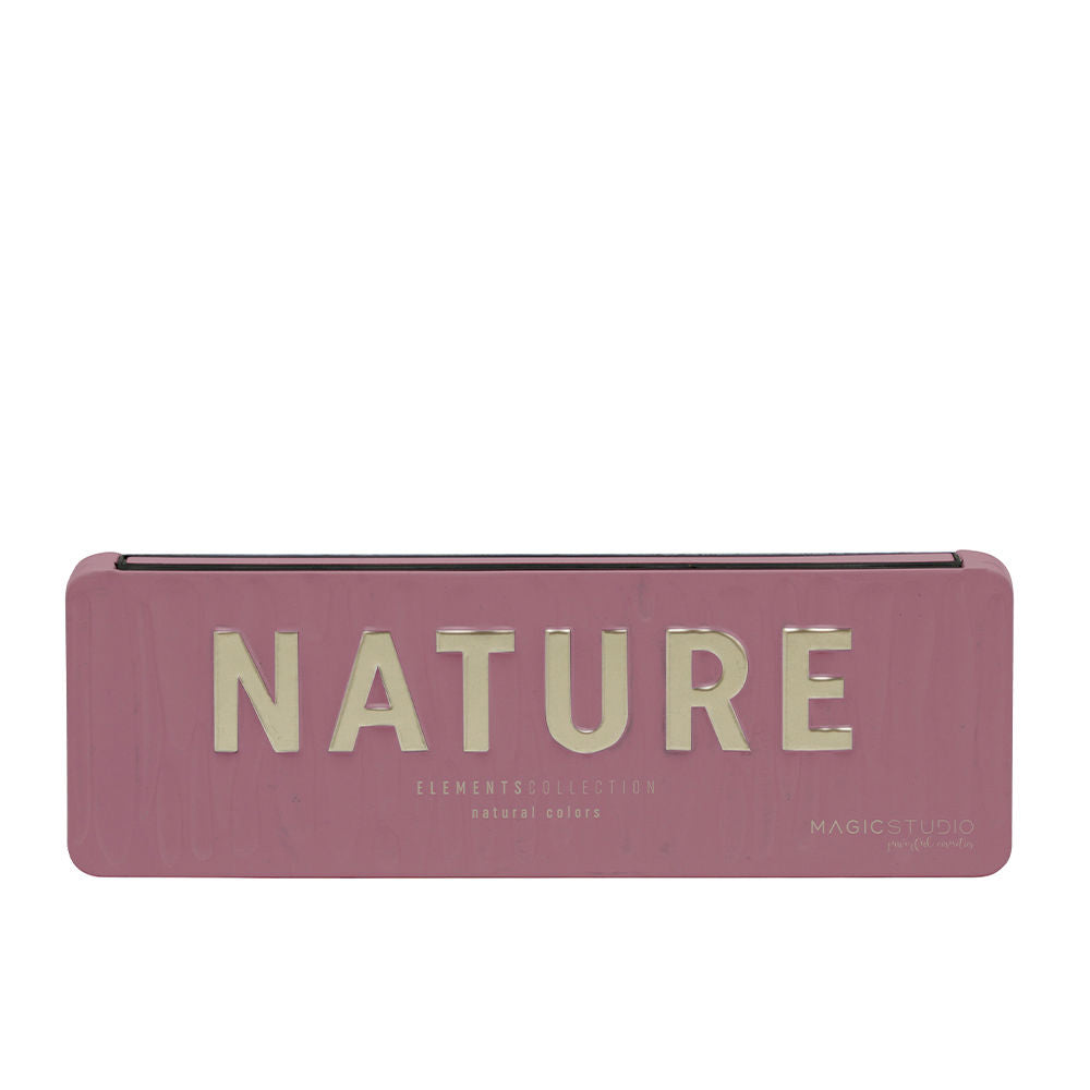 Compact eyeshadow palette with 12 neutral earth and pearl shades, 14.5 g