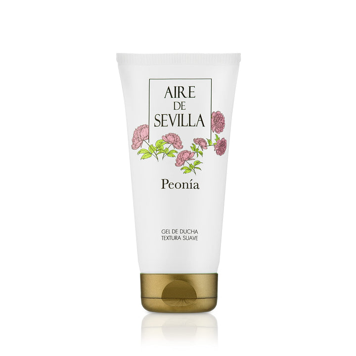 Aire Sevilla Peonía fragrance set with eau de toilette, shower gel, and scented body cream