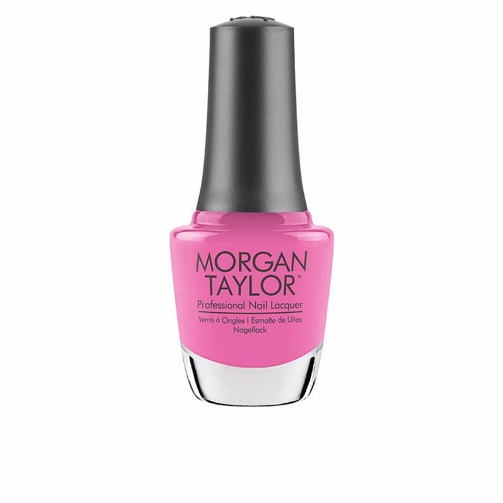 15 ml glass bottle of cream red nail lacquer with curved brush, Unisex