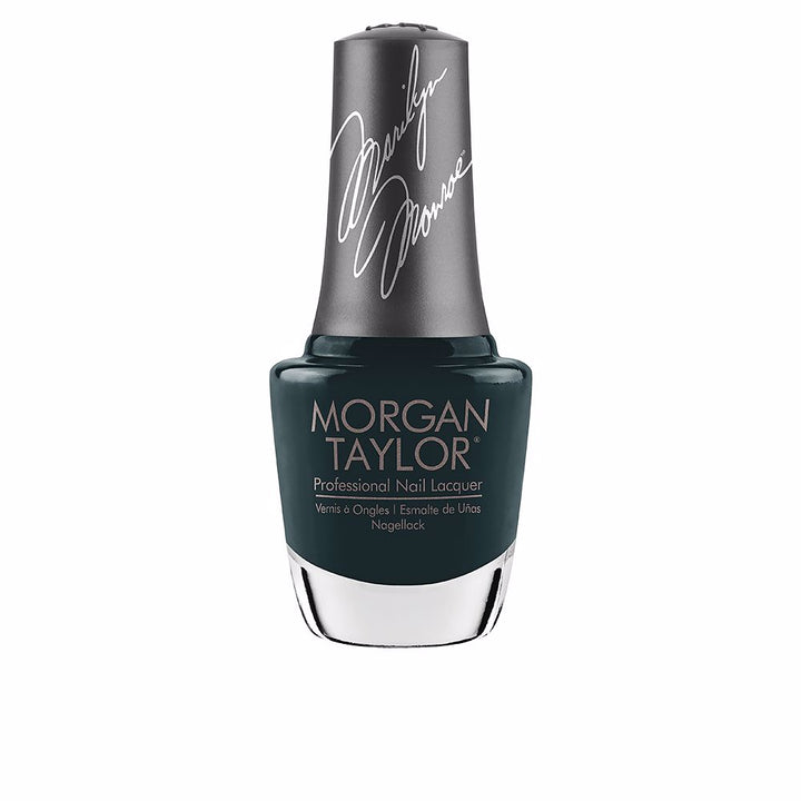 15 ml glass bottle of flirty pink cream nail lacquer with curved brush