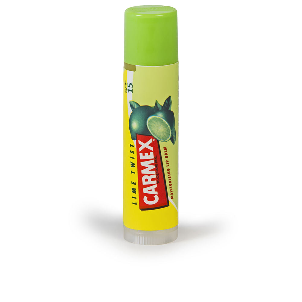 Small lime-flavoured SPF 15 lip balm tube, 4.25 g, travel-sized
