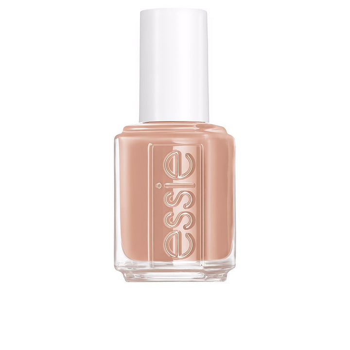 Bottle of cream nail polish, wide tapered brush, 13.5 ml, high‑shine finish