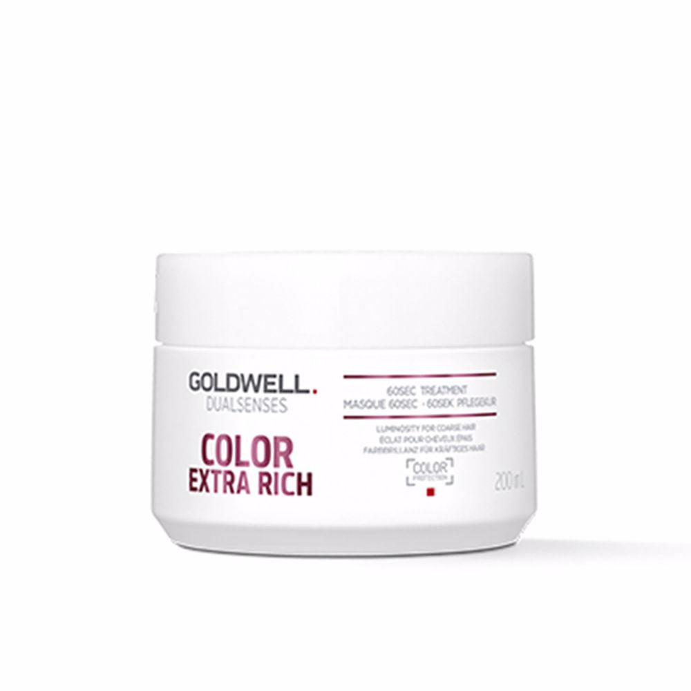 Tube of creamy 60‑second treatment mask for thick, colour-treated hair, 200 ml